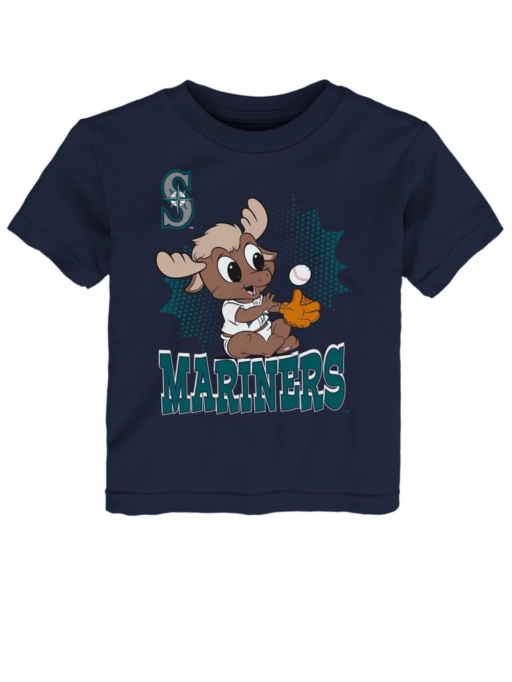 MLB Team Apparel Toddler Seattle Mariners Mascot T-Shirt